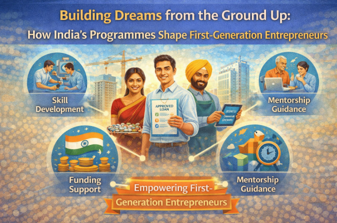 Building Dreams from the Ground Up: How India’s Programmes Shape First-Generation Entrepreneurs