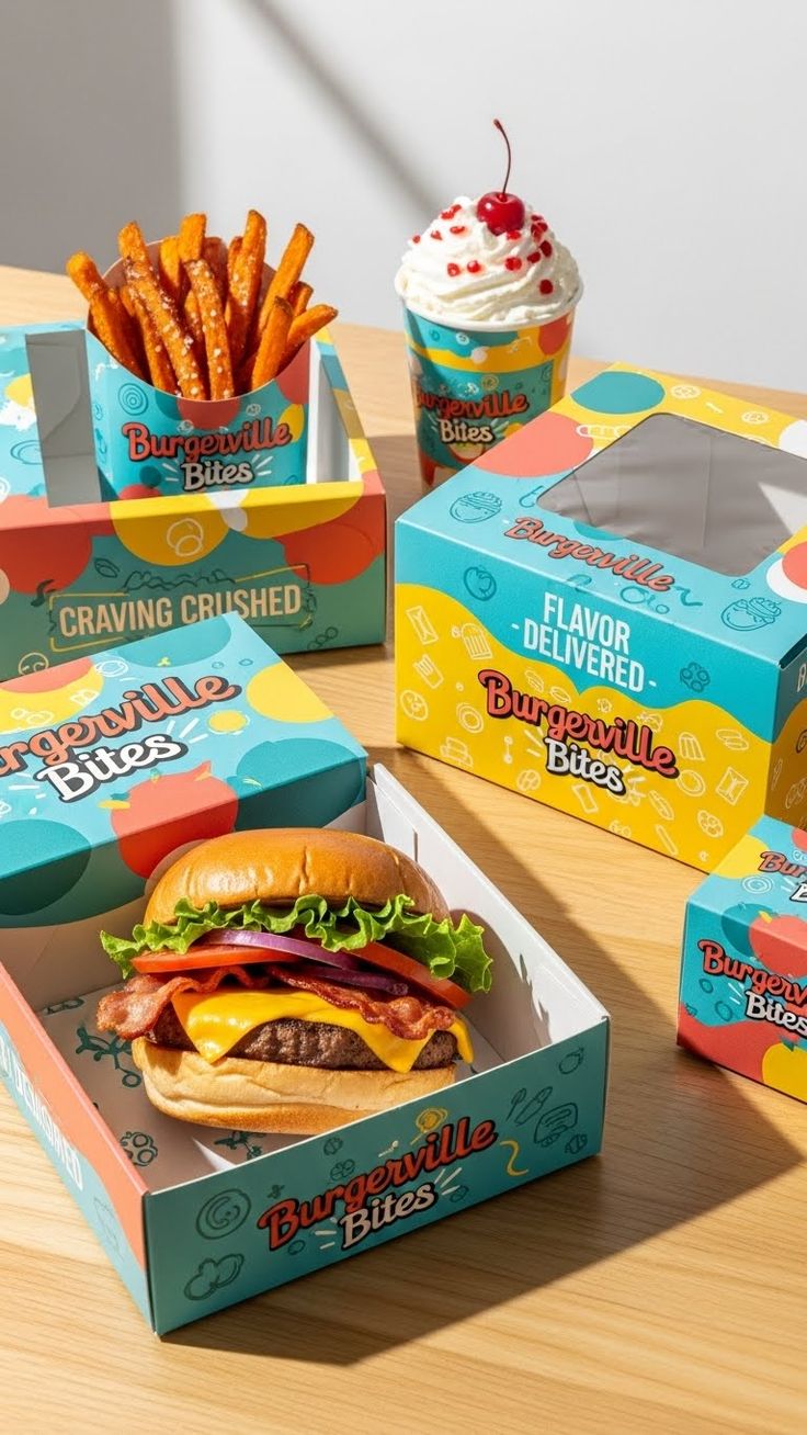 Custom Fast Food Boxes That Elevate Brand and Boost Sales